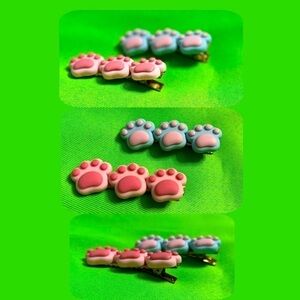 Paw Print Hair Clip